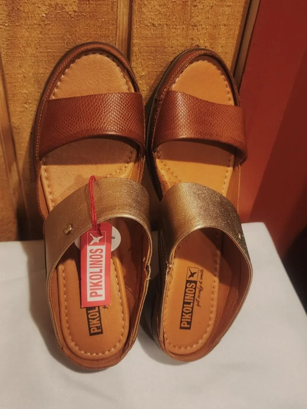PIKOLINOS Heeled Sandals Leather Huelva Size EU 38 - Picture 1 of 5